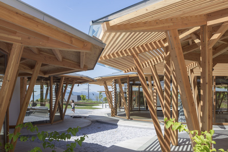 Muku Nursery School by Tezuka Architects, organic shapes for early childhood